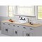 Fauceture Wall Mount Kitchen Sink, Wall Mount Mount, White Finish GCKWS221822 - alternate 5